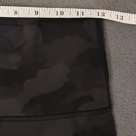 Lululemon Wunder Under High-Rise Crop 31" Full On Luxtreme Leggings Black Camo 6 - Picture 4 of 7